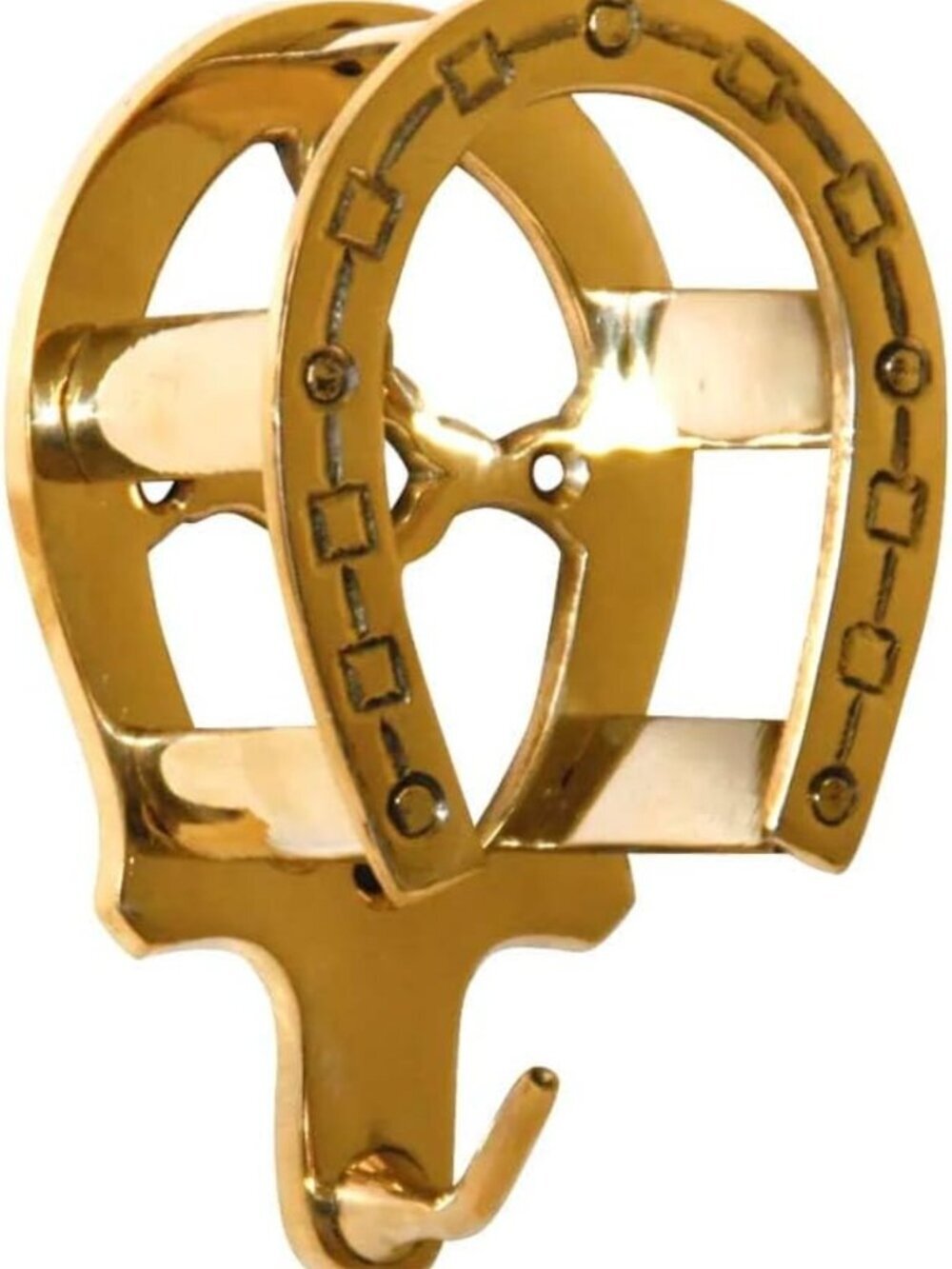 Fancy Brass Bridle Bracket & Blanket Rack - Stylish Tack Room Storage & Horse